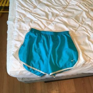 Baby blue Nike shorts
