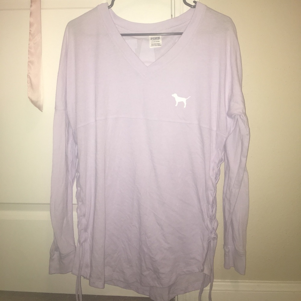 Pink long sleeve shirt