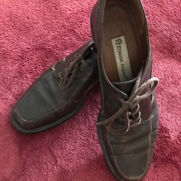 Ettiene Aigner VINTAGE brogues walnut brown Ws 8N - Picture 5 of 8