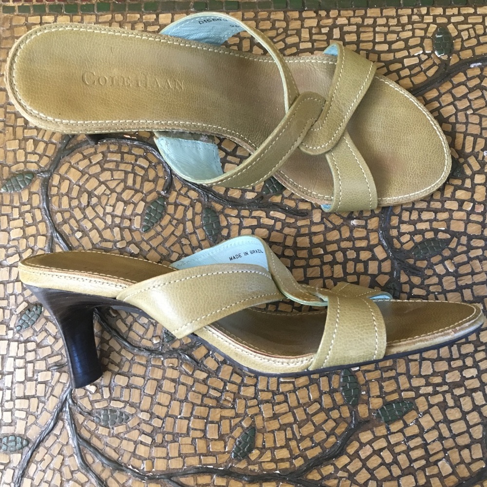 Cole Haan - Sandal with Heel - Olive Green