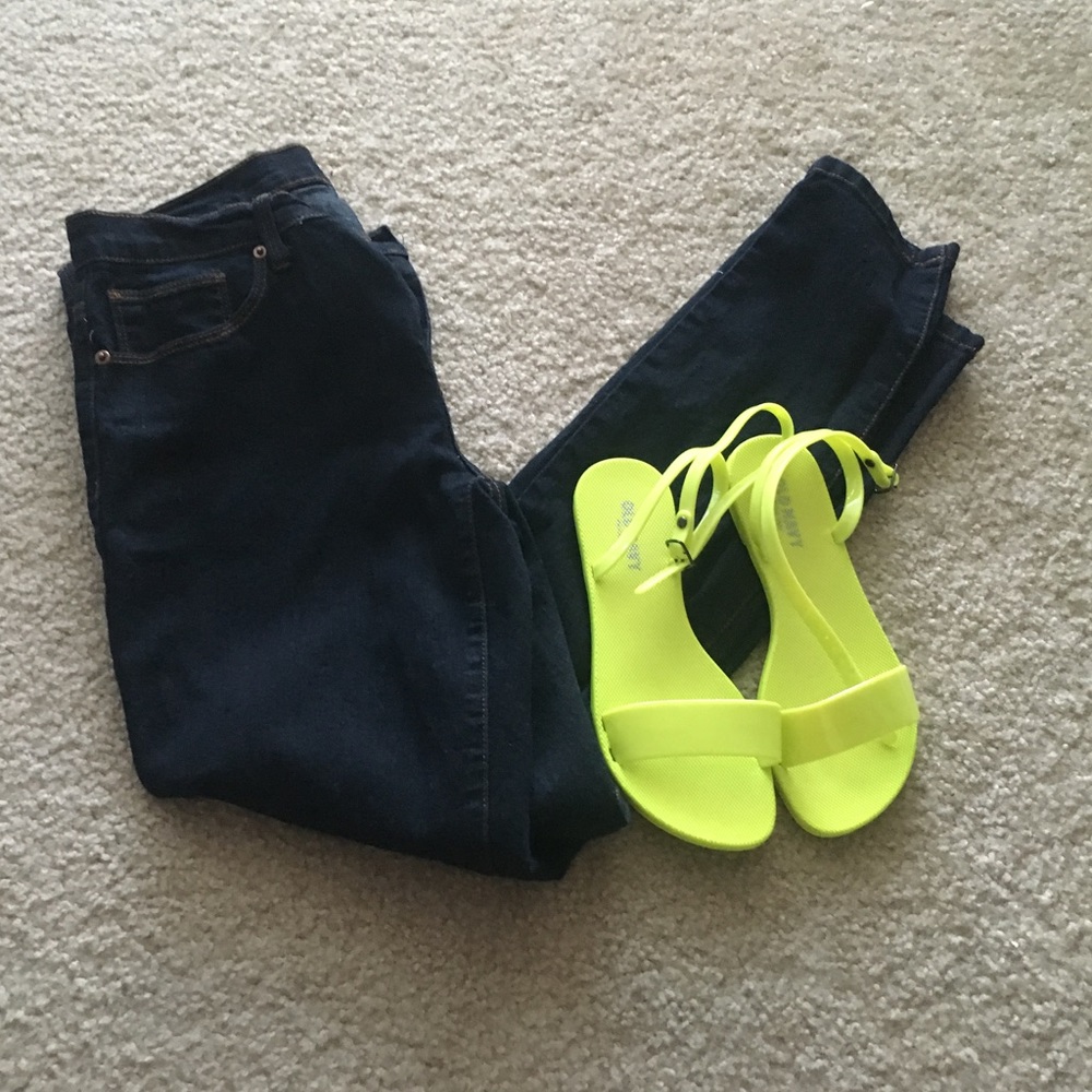 Neon Green Sandals