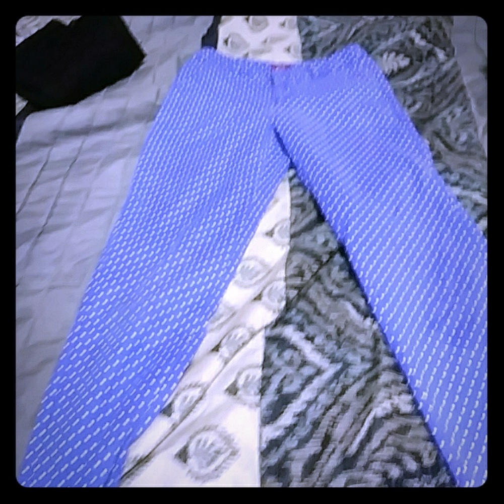 Polka Dot High Rise Pants
