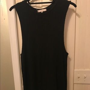 Soft Black Muscle Tank