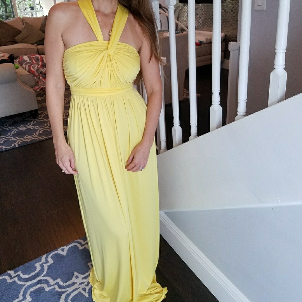 Yellow gown