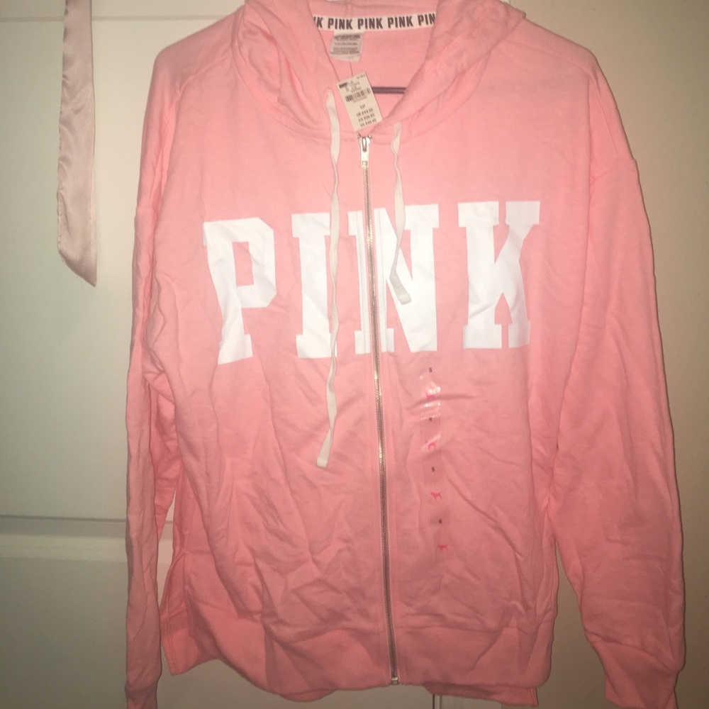 VS PINK ZIP HOODIE