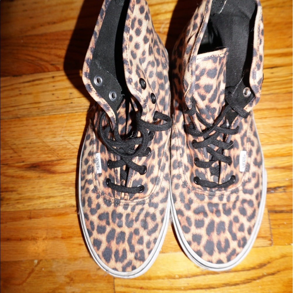 Vans cheetah sneakers