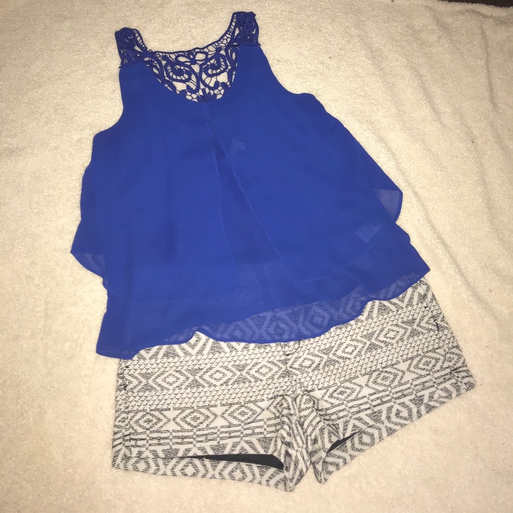 Royal Blue Tank Top Medium