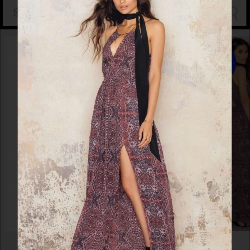 Revolve floral maxi dress by Amuse Society