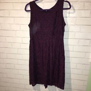 Purple Lace Dress