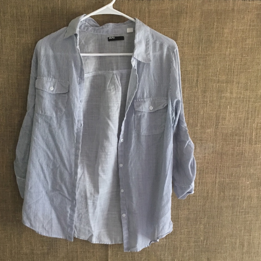 Striped Button-up