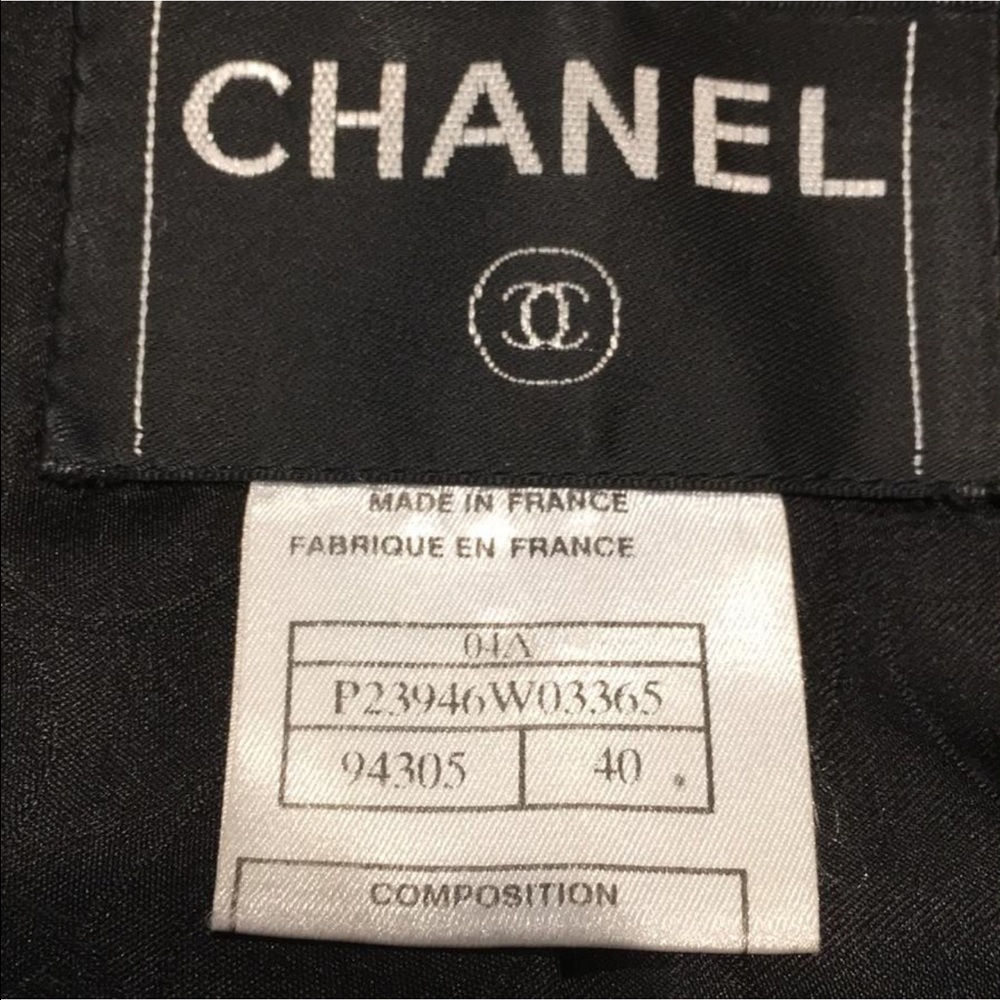 Chanel Ruffle Ribbon Leather Jacket - Picture 3 of 8