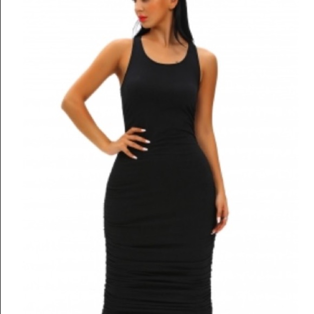 ⭐️ruched racerback dress🌟