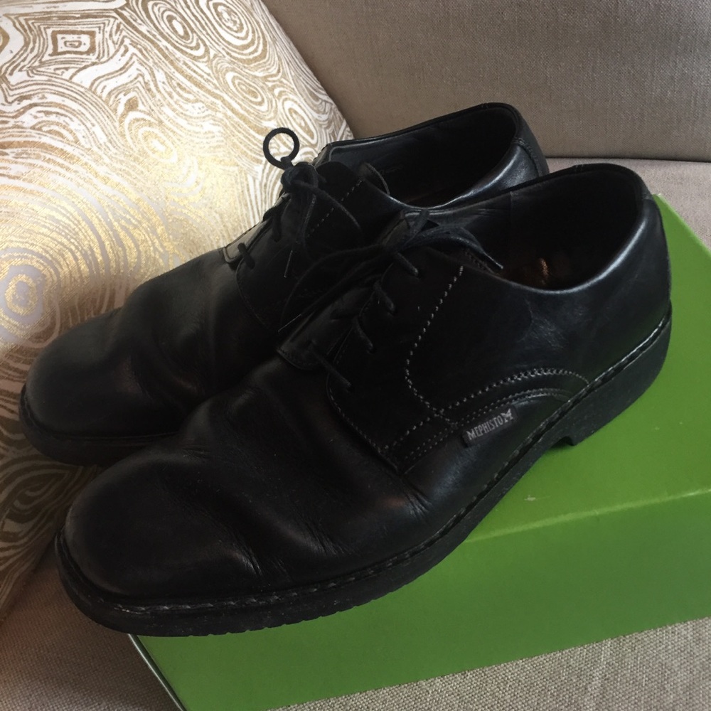 Mephisto Black leather Shoes