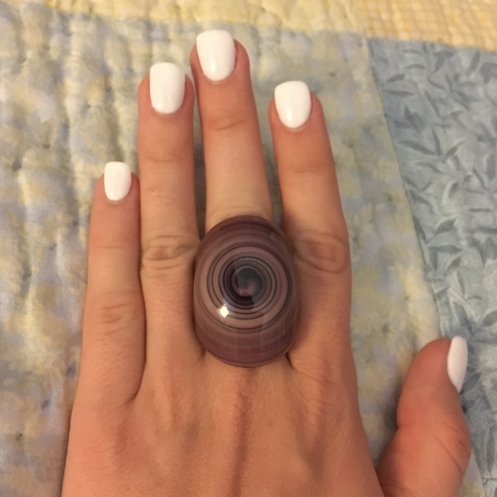 Grecian Glass Ring