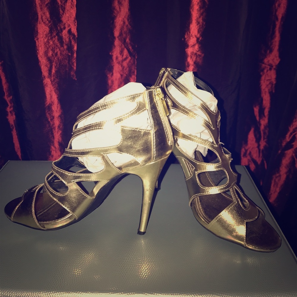 Gold sandals
