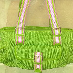 The Sak

Green And Pink Satchel