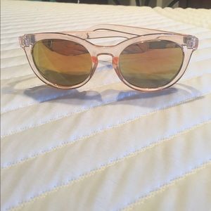 Clear Coral Reflective Sunglasses