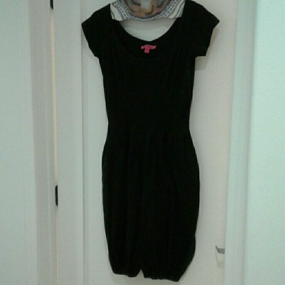 Betsey Johnson stretch cotton playsuit