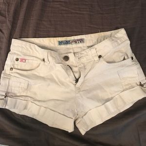 Mudd white shorts