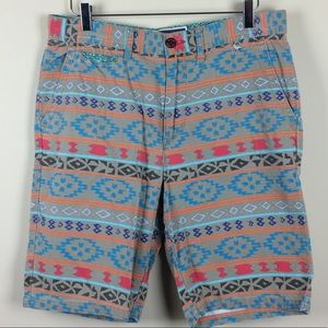MODERN AMUSEMENT Shorts Ikat Tribal Boho Geo Aztec