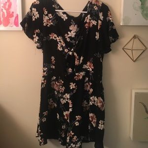 Floral keyhole Romper