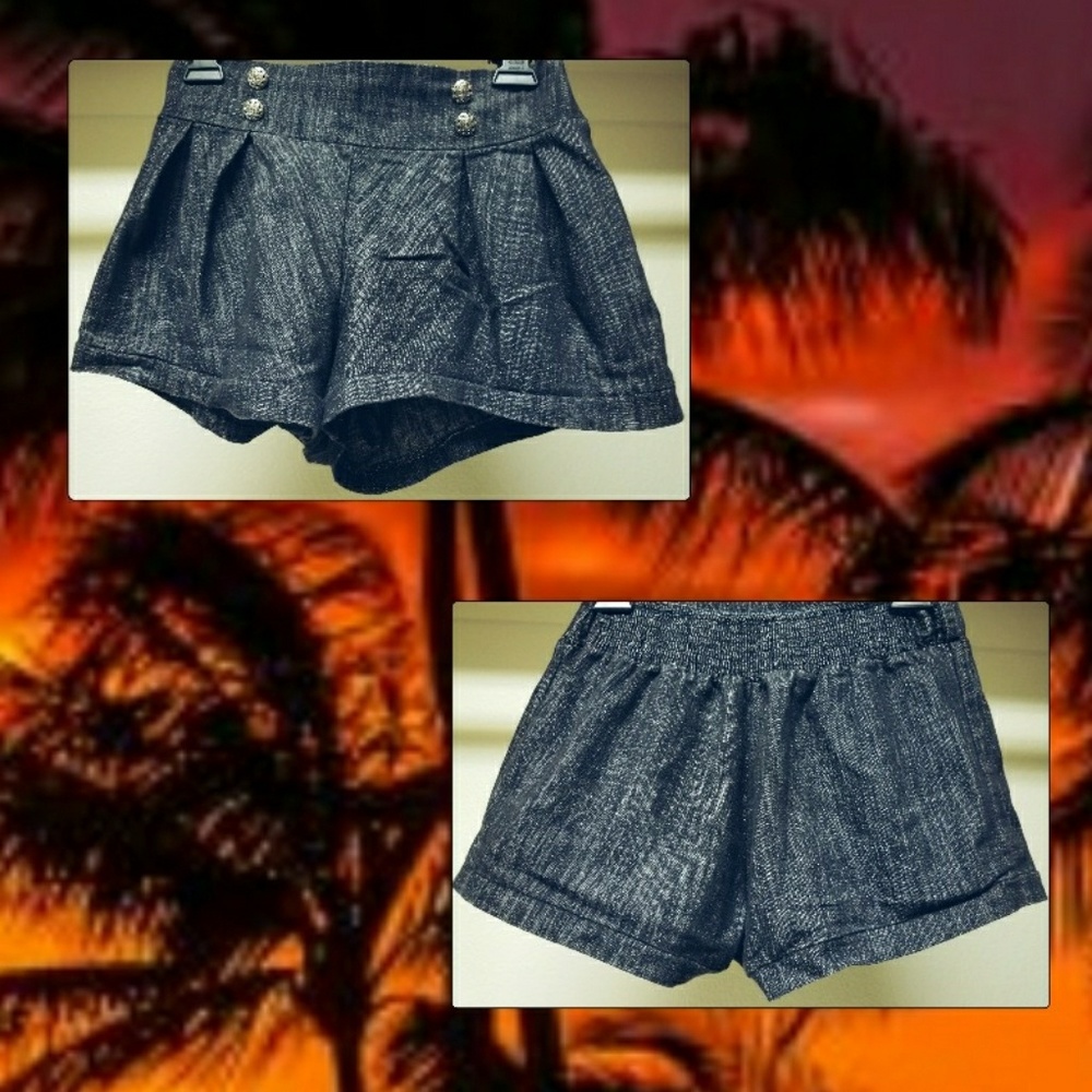 High waisted sailor shorts