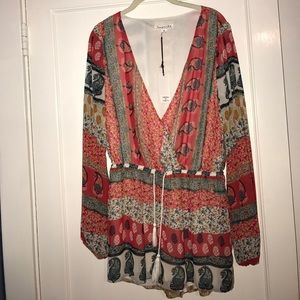 Patterned Romper