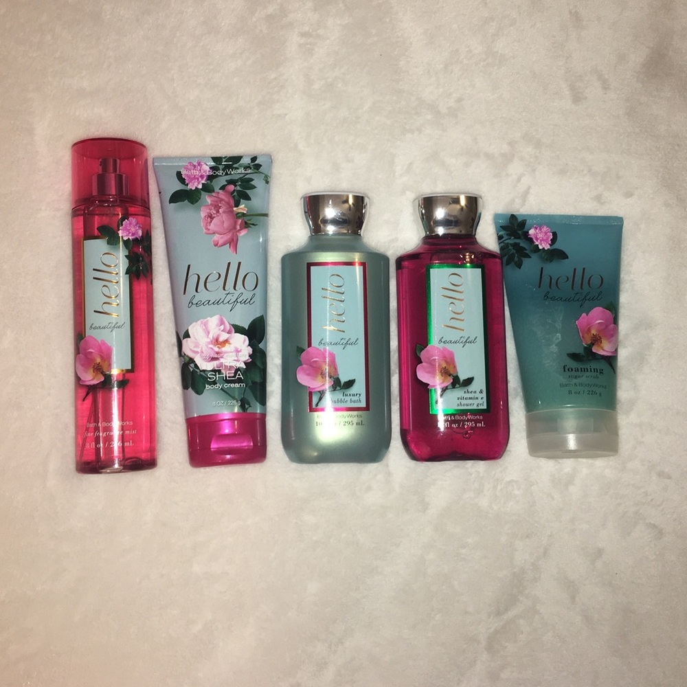 Bath & Body Works Bundle- Hello Beautiful