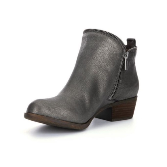 Lucky Brand Shoes - LUCKY BRAND Bartalino Metallic Leather Ankle Boot