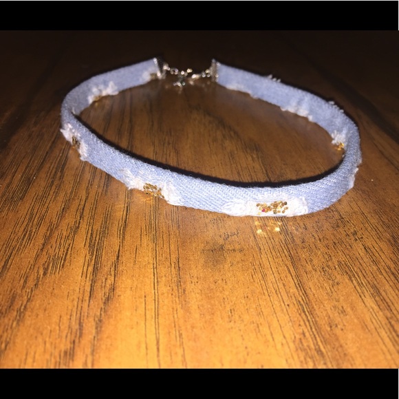 Accessories - Denim choker necklace
