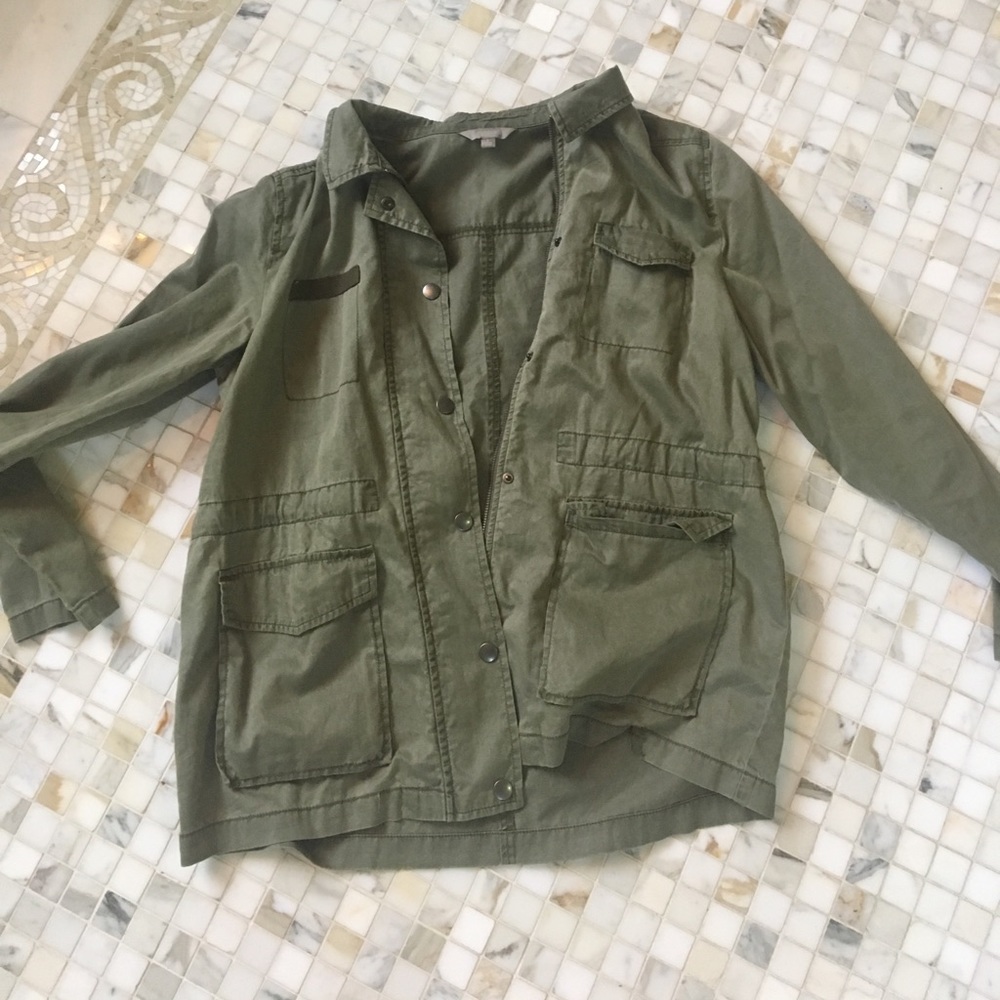 Green army jacket size large