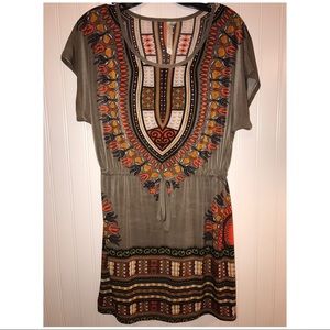 Christina Love tribal pattern dress