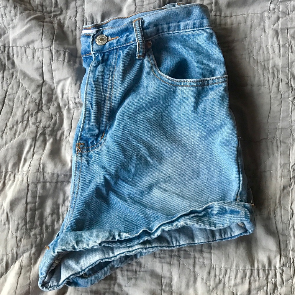 High waisted shorts