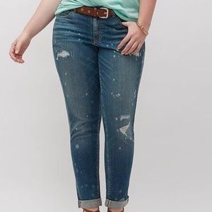 Lane Bryant Splatter Jeans