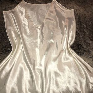 TRENDY SILKY SLIP DRESS