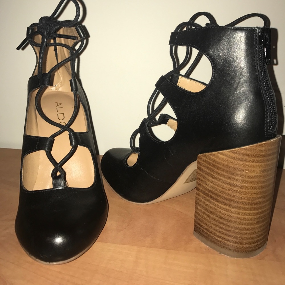 Aldo casual corset heels, unworn!