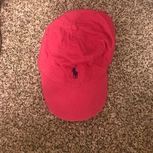 Hot pink polo hat