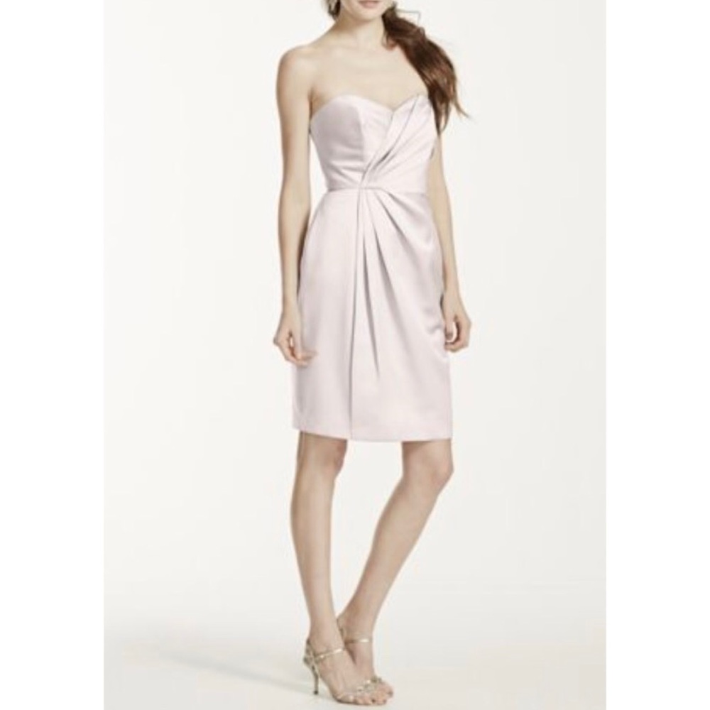 Rose Petal Sweetheart Bridesmaid Dress