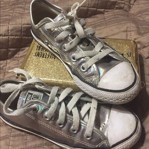 These Iridescent Chucks rock a low-top .