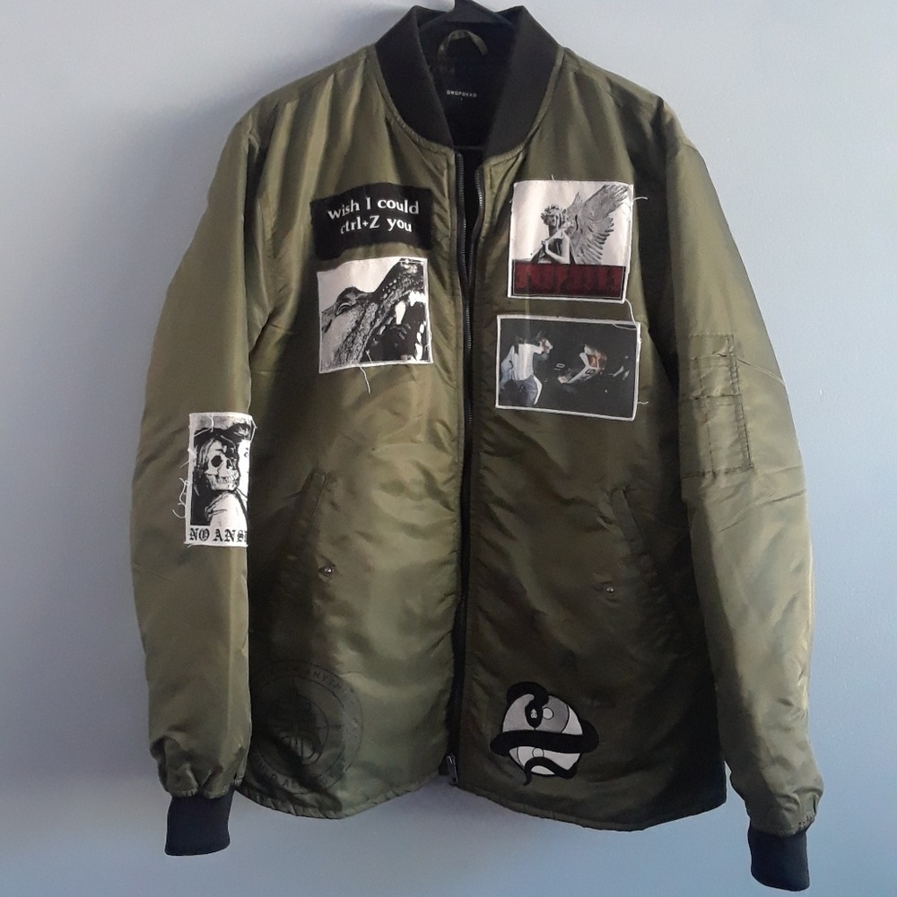 DROP DEAD bomber jacket