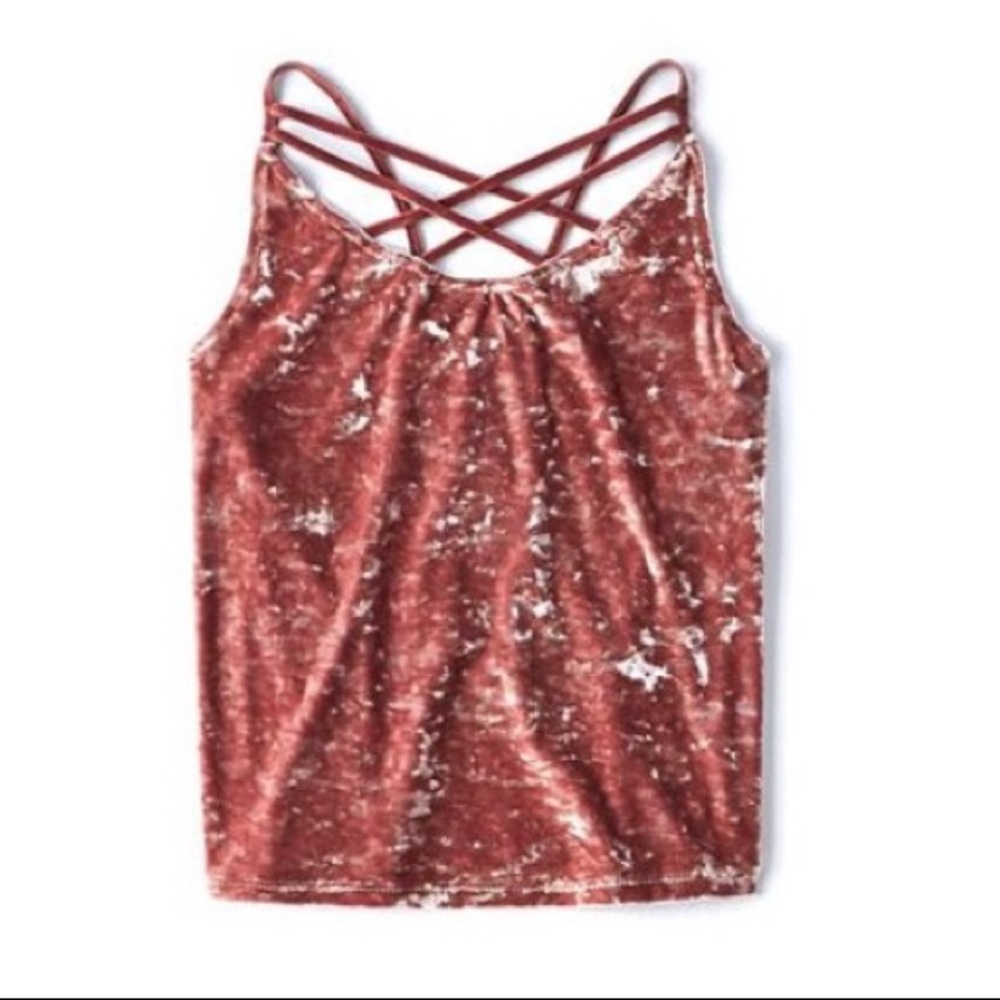 American Eagle Velvet Top