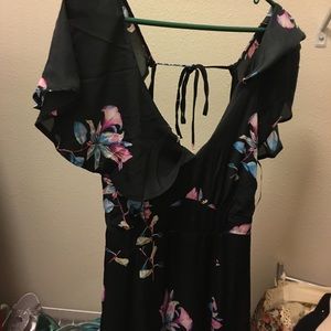 Great glam backless maxi dress