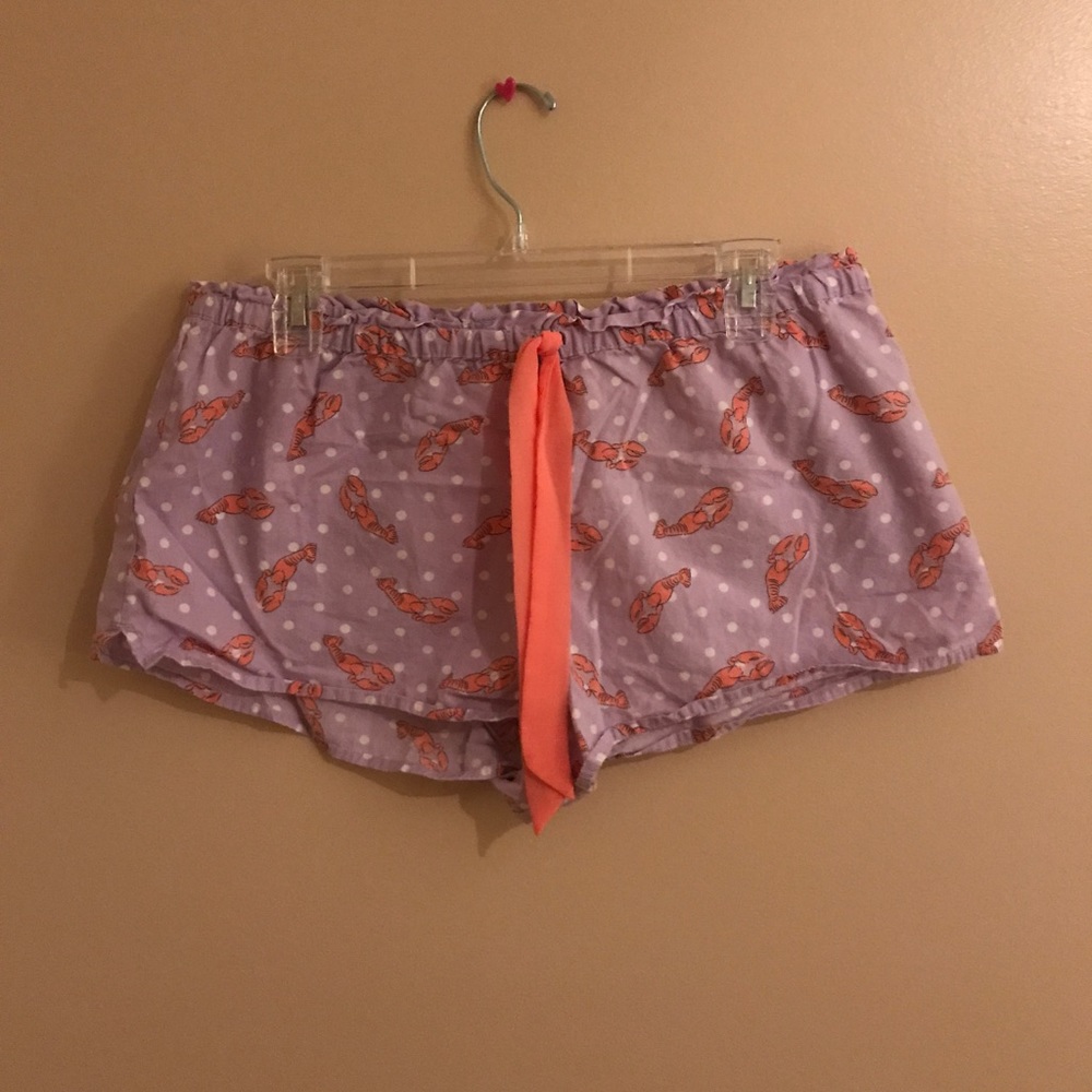 American Eagle Aerie Lobster Pajama Shorts