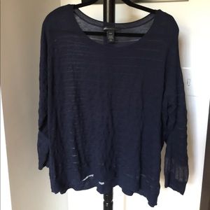 Lane Bryant Navy Blue Sweater