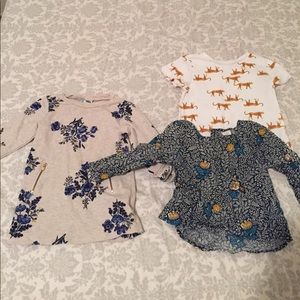 Bundle of 6-12 month tops
