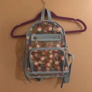 Forever 21 Clear Ice Cream Cone Backpack