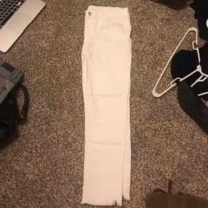 American eagle white CROPPED skinny jean
