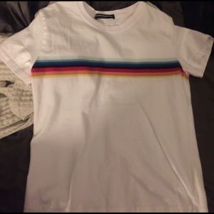 Brandy Melville Rainbow Tee