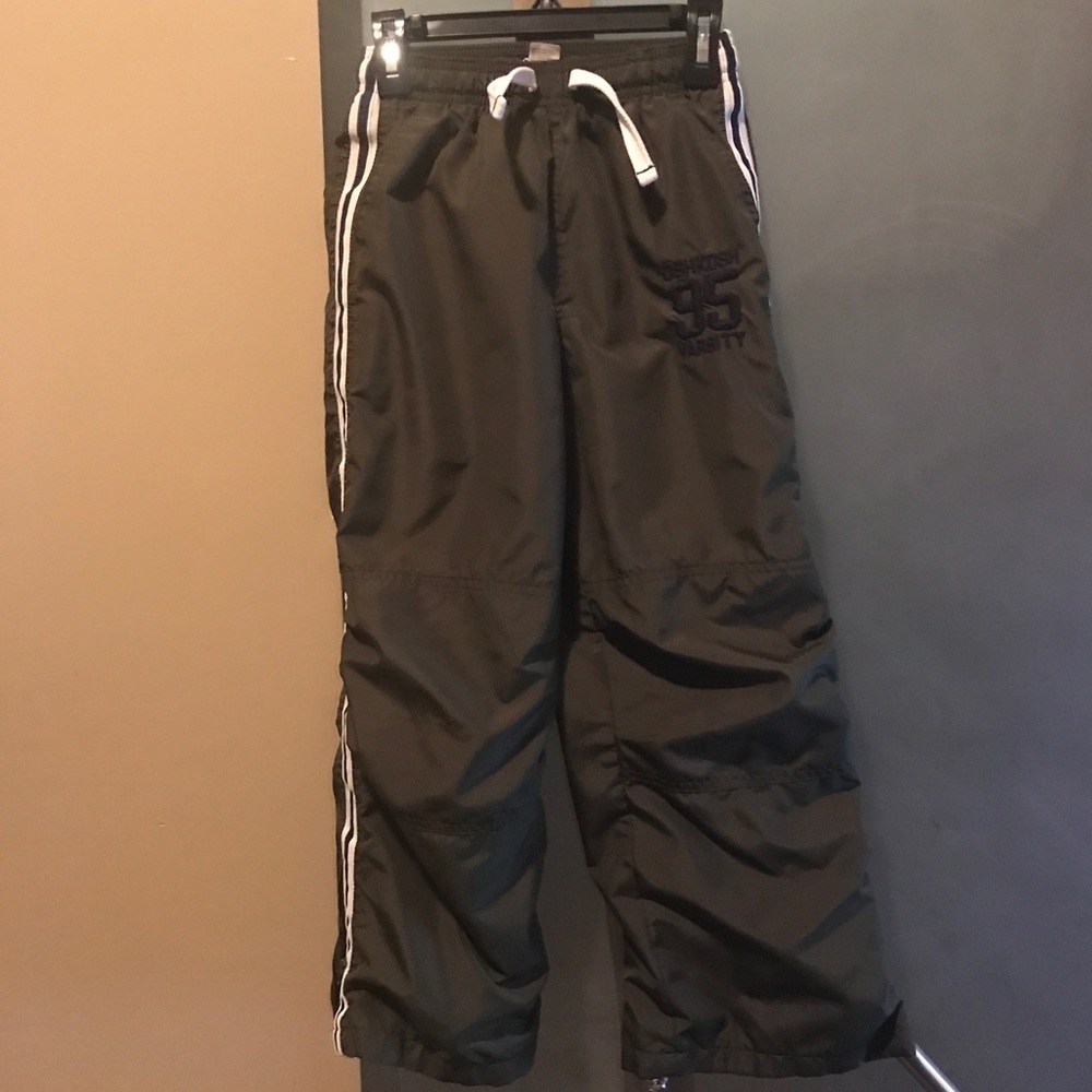 Green sweat pants