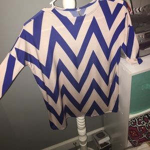Navy and Peach Tunic